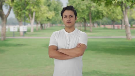 portrait of confident indian man