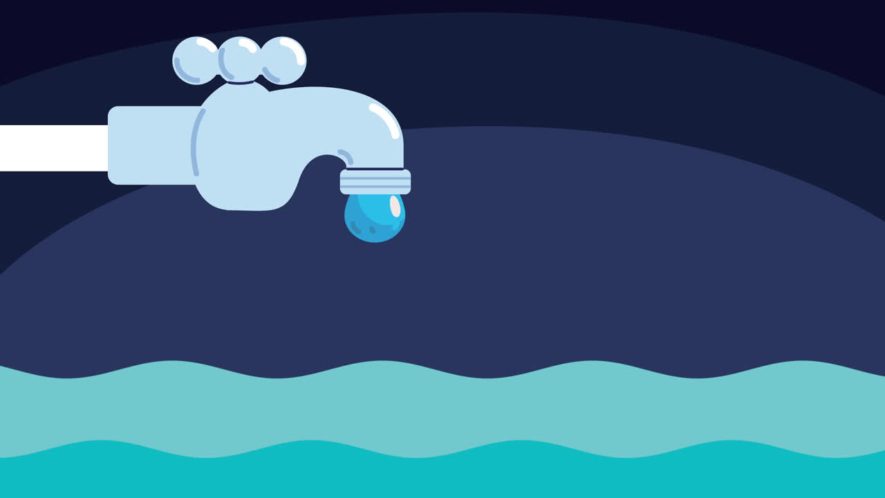 물방울을 가진 물