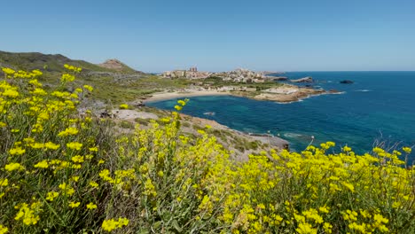 La-Manga-Del-Mar-Menor-In-Murcia-Spanien-Mittelmeer-Strand-Ruhiges-Wasser