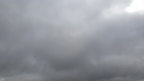 mid afternoon thunderstorm rain clouds forming and blending across the african horizon time lapse, noise free 4k footage