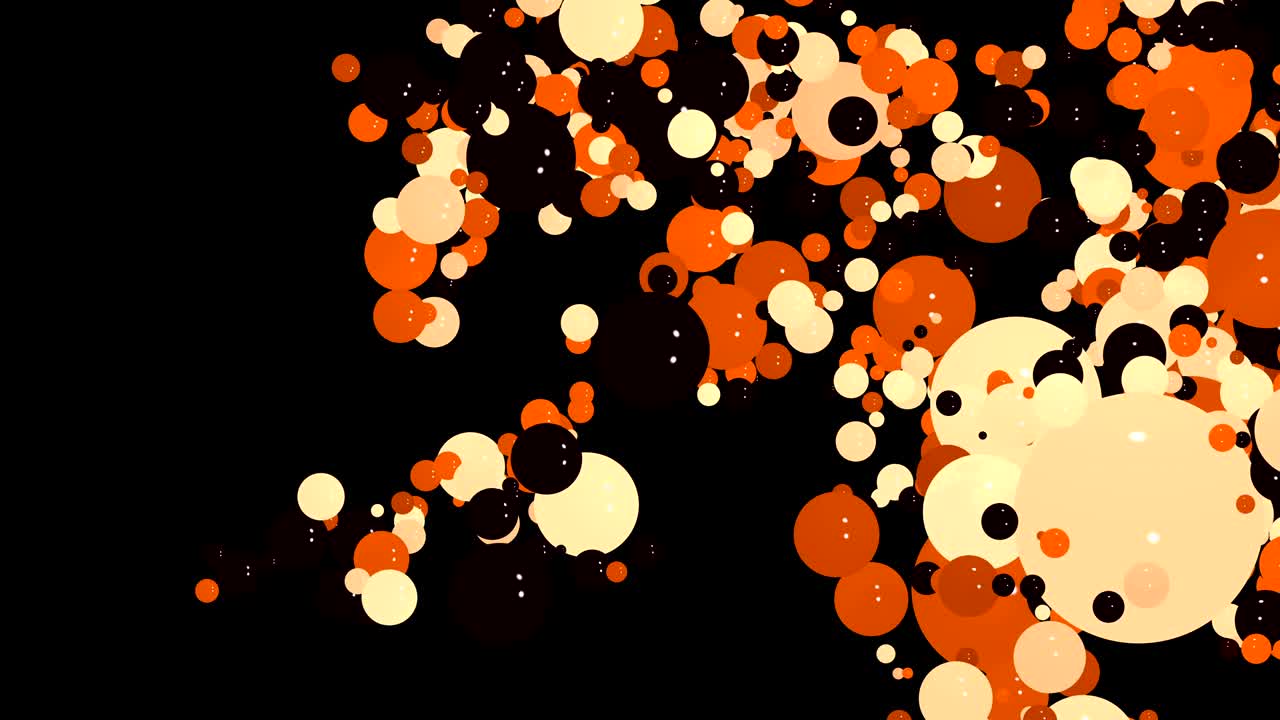 el fondo de las bolas 3d. círculos 3d dinámicos