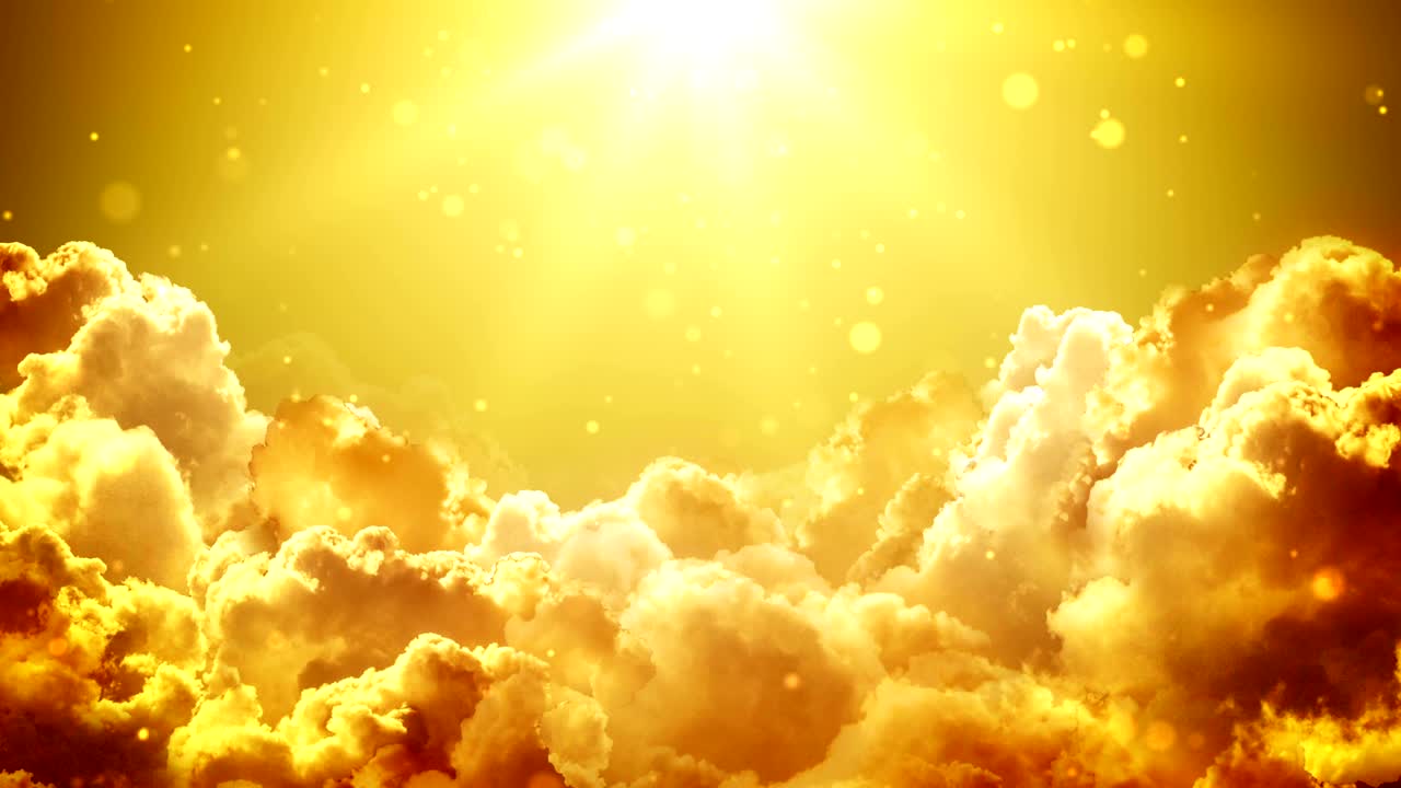 빛나는 영광스러운 구름