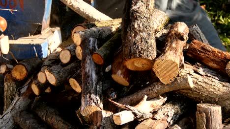 Cutting firewood circular saw blade