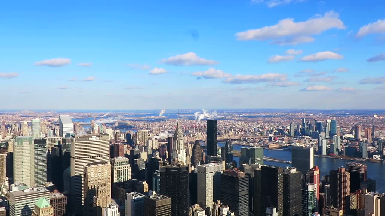 Timelapse di New York dall'Empire State.