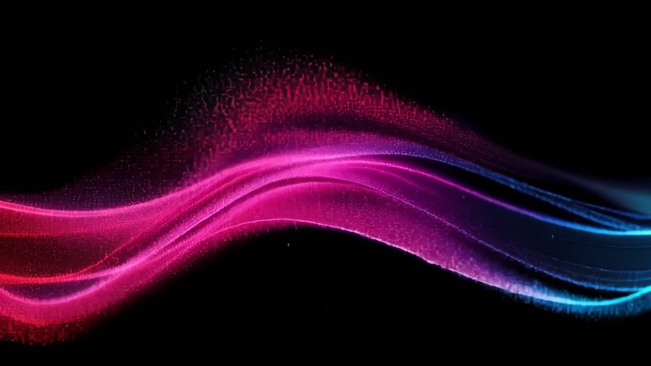 추상적인 반이는 파동