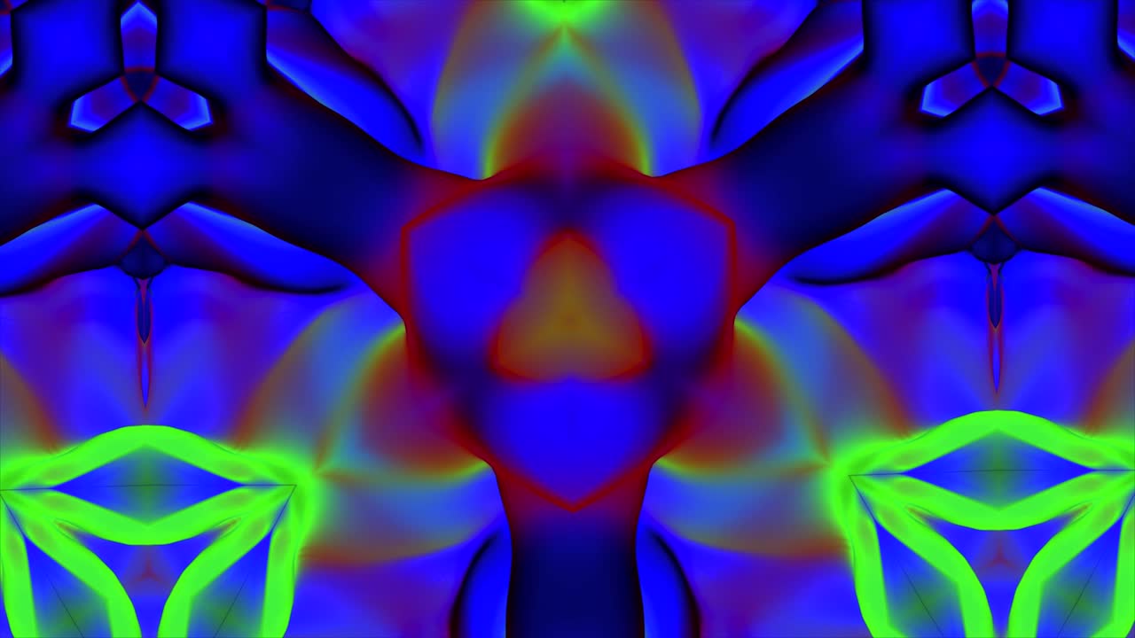 patrón de kaleidoscopio abstracto