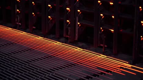 mild steel in a steel mill