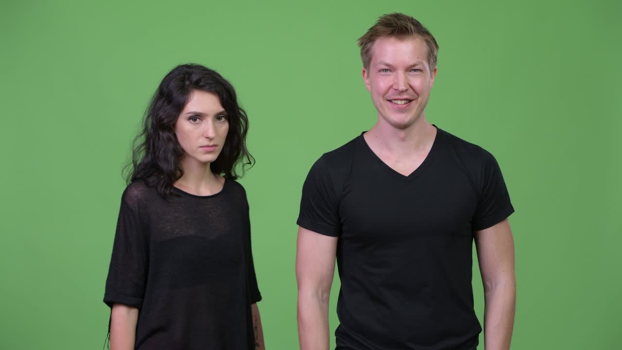 Young couple getting bad news together