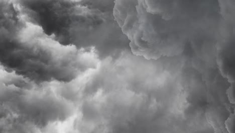 Stürmischer-Himmel,-Die-Kraft-Der-Gewitter-Und-Graue-Dunkle-Wolken
