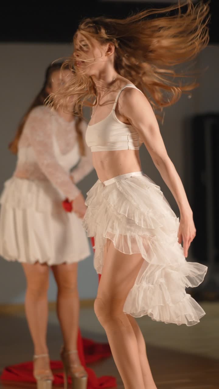 Female Dancer in White Outfit