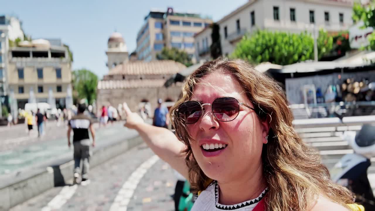Athens Guide: Tourist Vlogger Explores Historic Square
