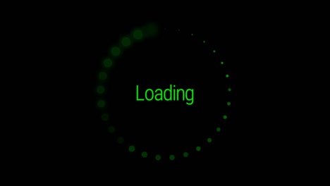 animation colorful loading circle.