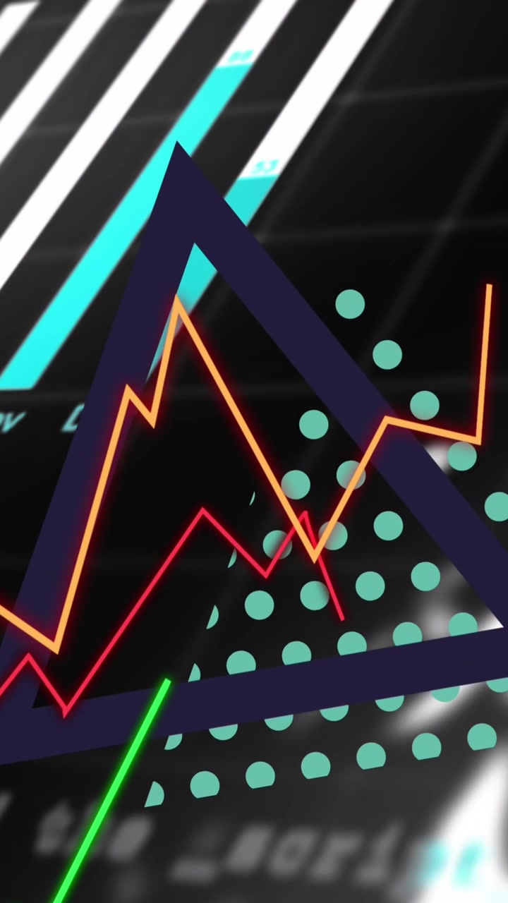 Animation of financial data processing over grid