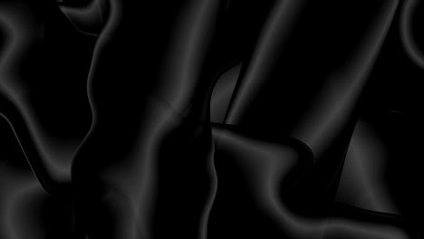 black glossy liquid shapes abstract video animation