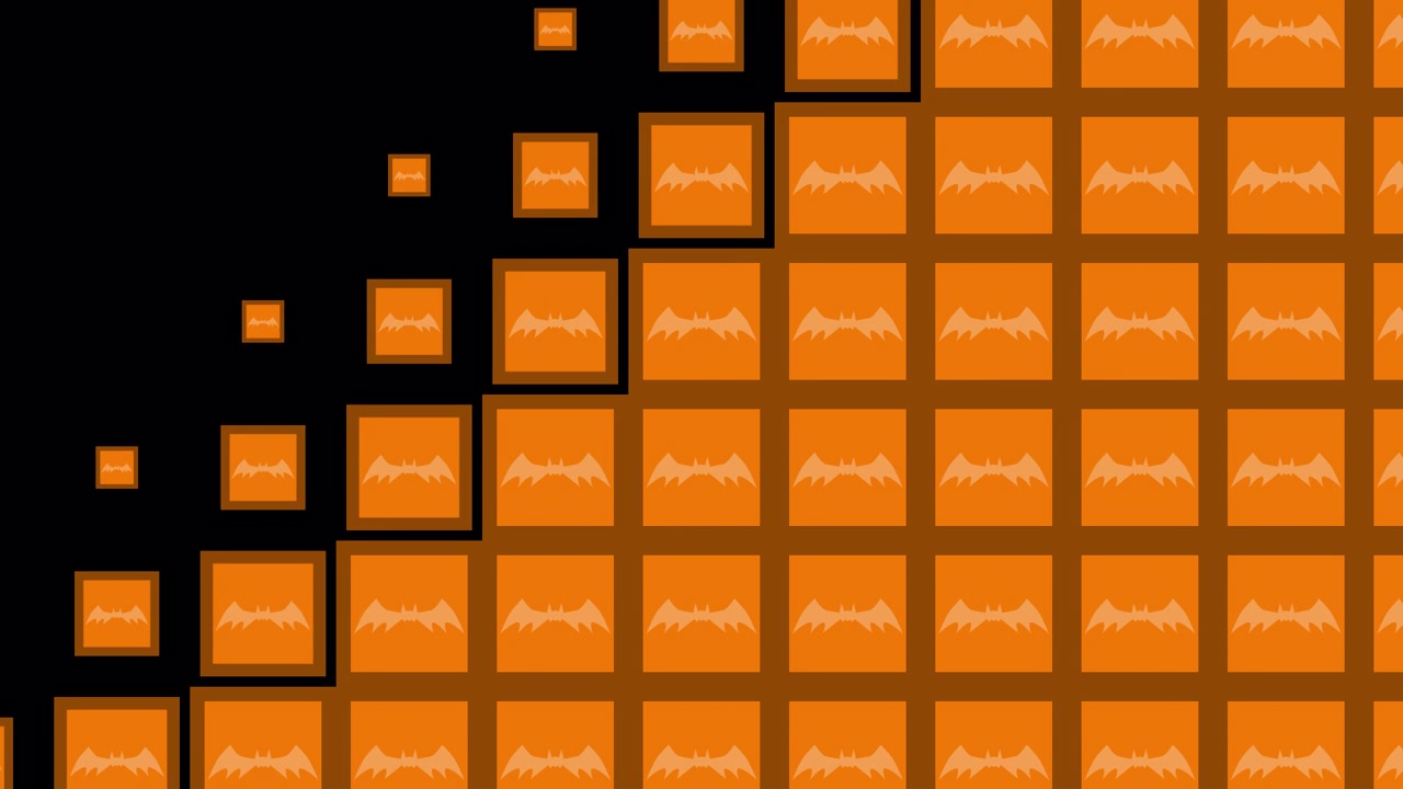 Bat Block tile wave Transitions. 1080p - 30 fps - Alpha Channel (6)