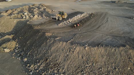 Sandpflug,-Bulldozer