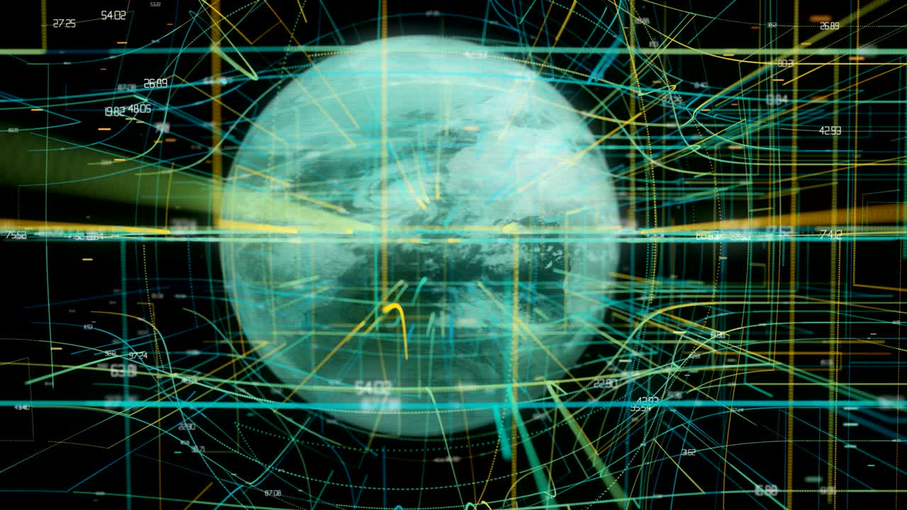 4K Digital Earth HUD.