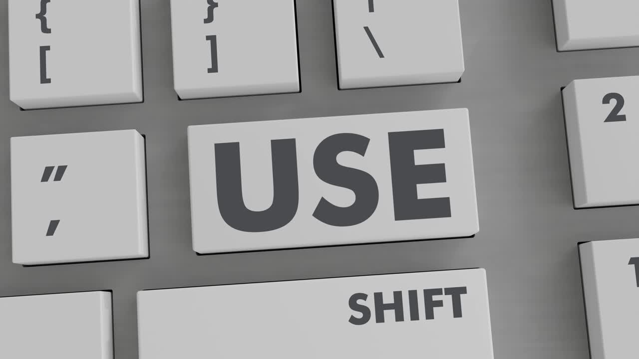 usar el botón presionando en el teclado