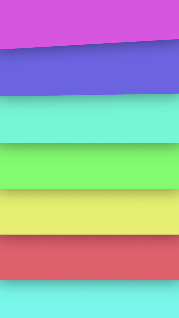 Vibrant Abstract Animation of Moving Colorful Stripes | Premium Stock ...