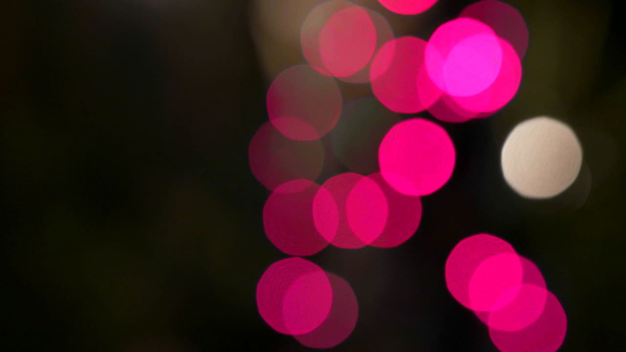 parpadeando colorido bokeh efecto borroso de la luz.