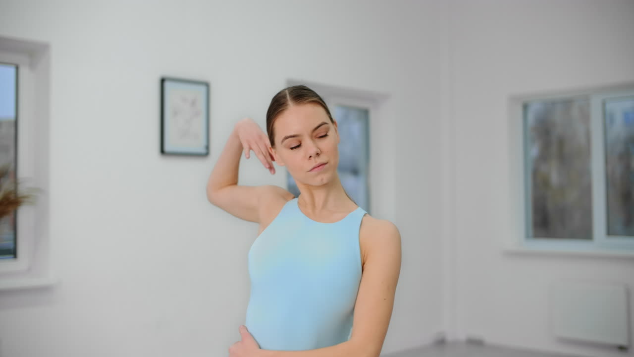 Ballet Dancer Practicing