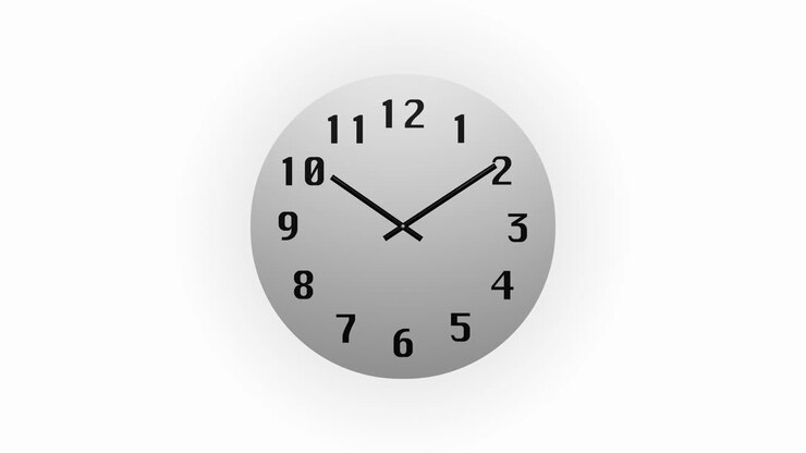 Clock Counting Down 24 Hour Day Fast Speed Time-lapse 4K HD