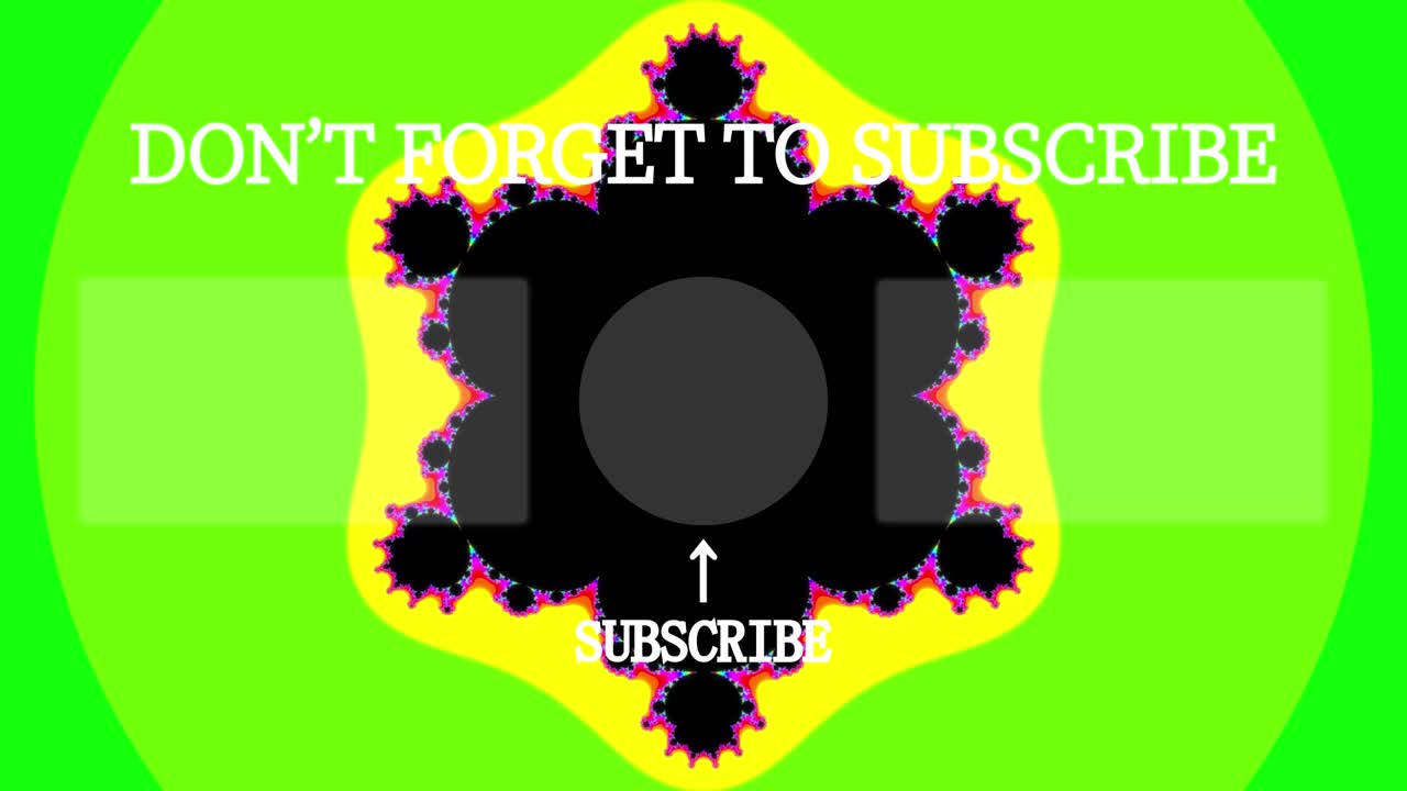 psicodélico llamativo final de la tarjeta final de la pantalla gráficos de movimiento