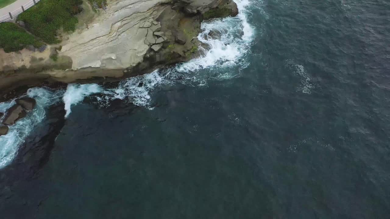 вид с воздуха на ла-джолла, калифорния, в летний день