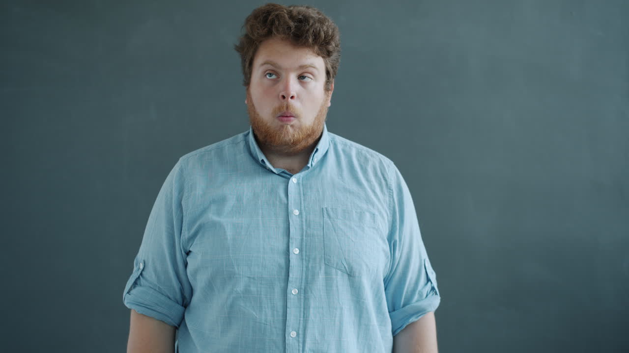 Man with Funny Expression