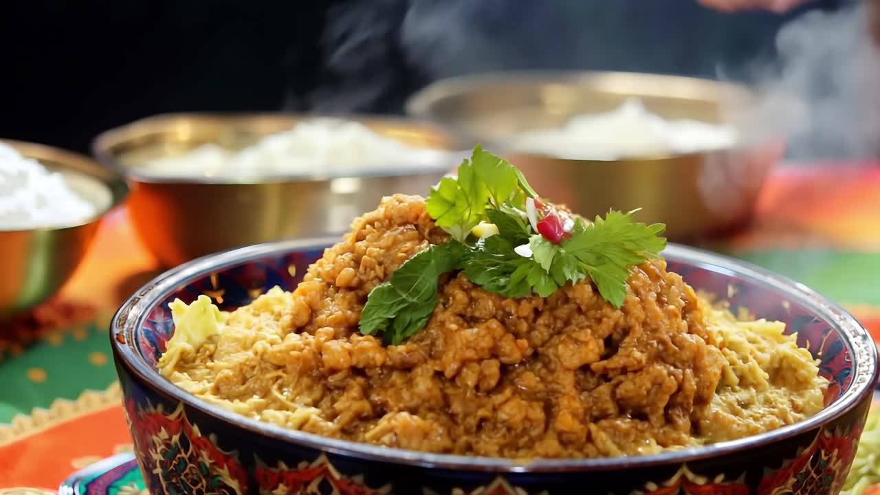 delicioso curry tailandés con arroz