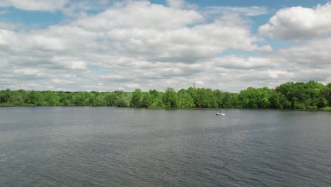 A-beautiful-panorama-view-of-lake-with-cloud-reflection