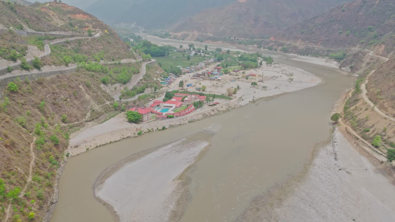 Footage showcases a flowing river, hillside resorts, and lush mountain views along the Banepa–Bardibas route, reflecting the natural beauty and growing tourism potential of central Nepal.