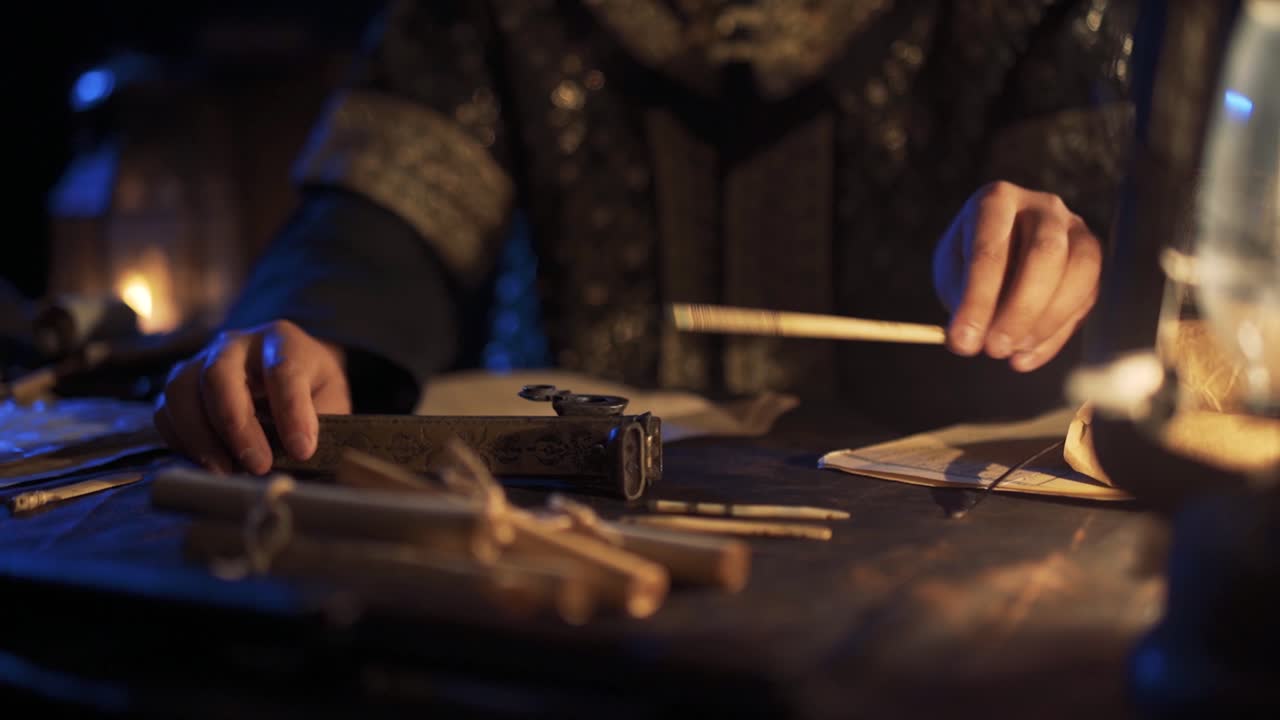 고대에는 편지를 썼습니다.