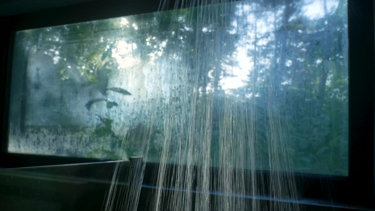 Shower Outside Window