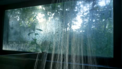 shower outside window