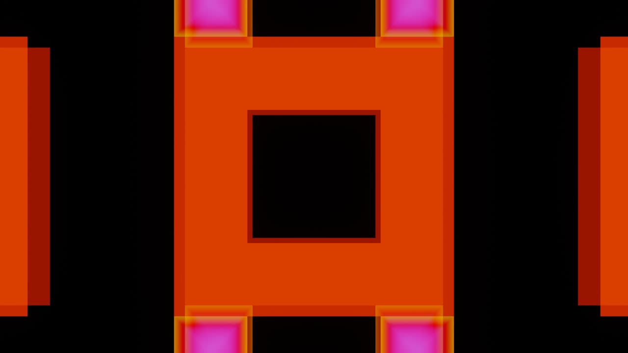 animación abstracta naranja para las visualizaciones