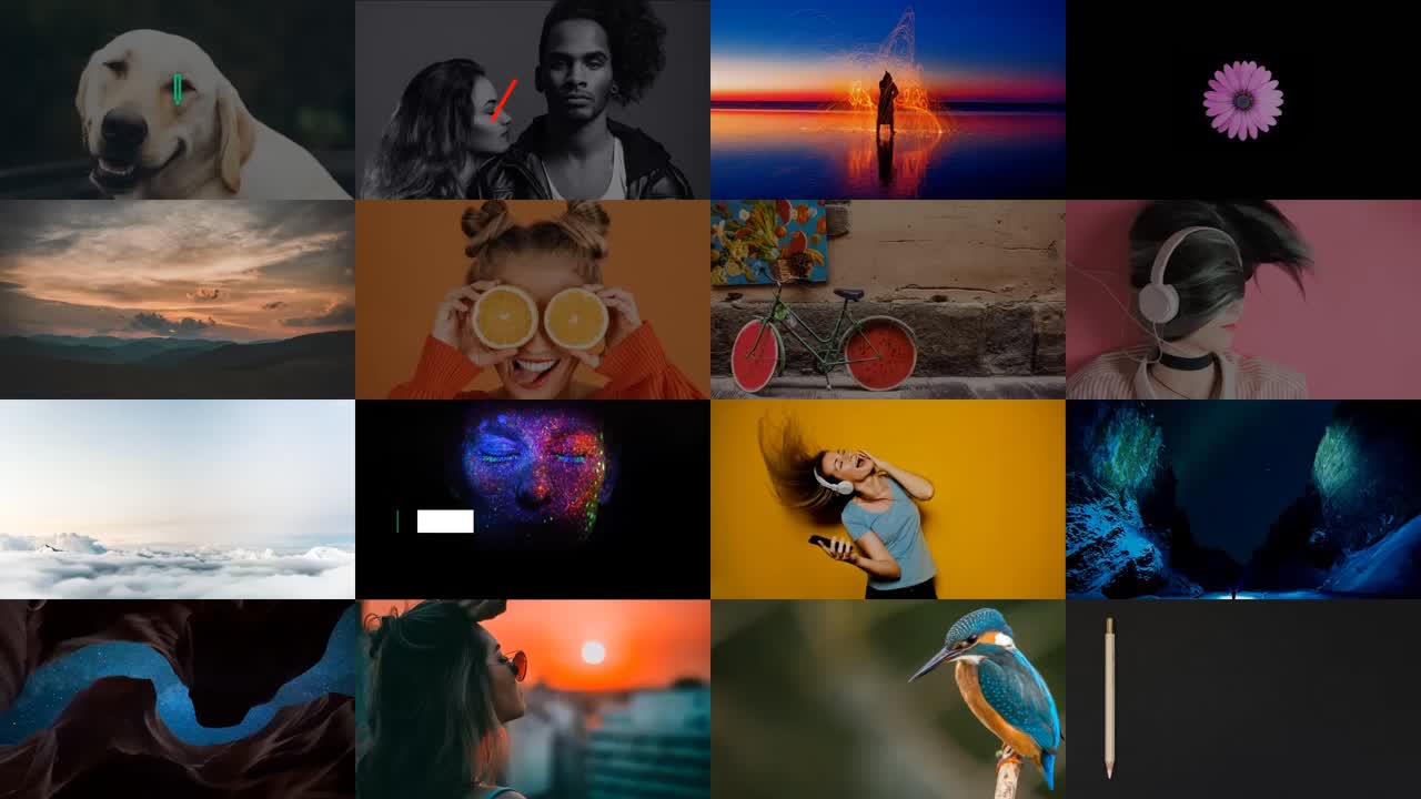 Mountain Cloudscape and Creative Bicycle