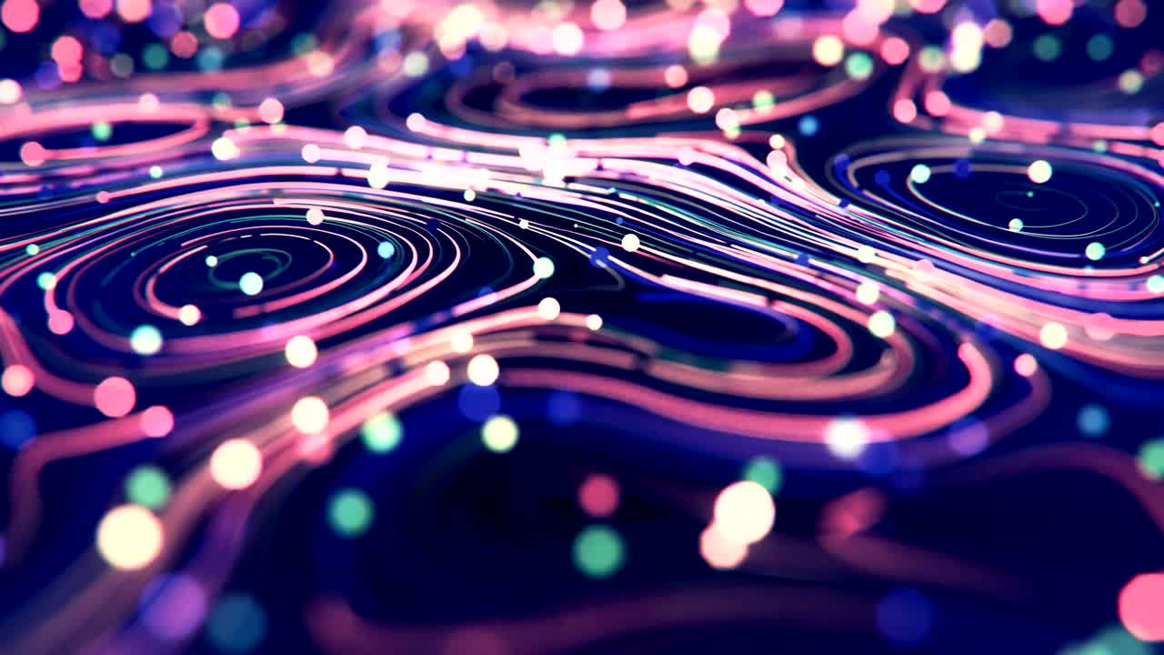 4k 추상적인 소용돌이