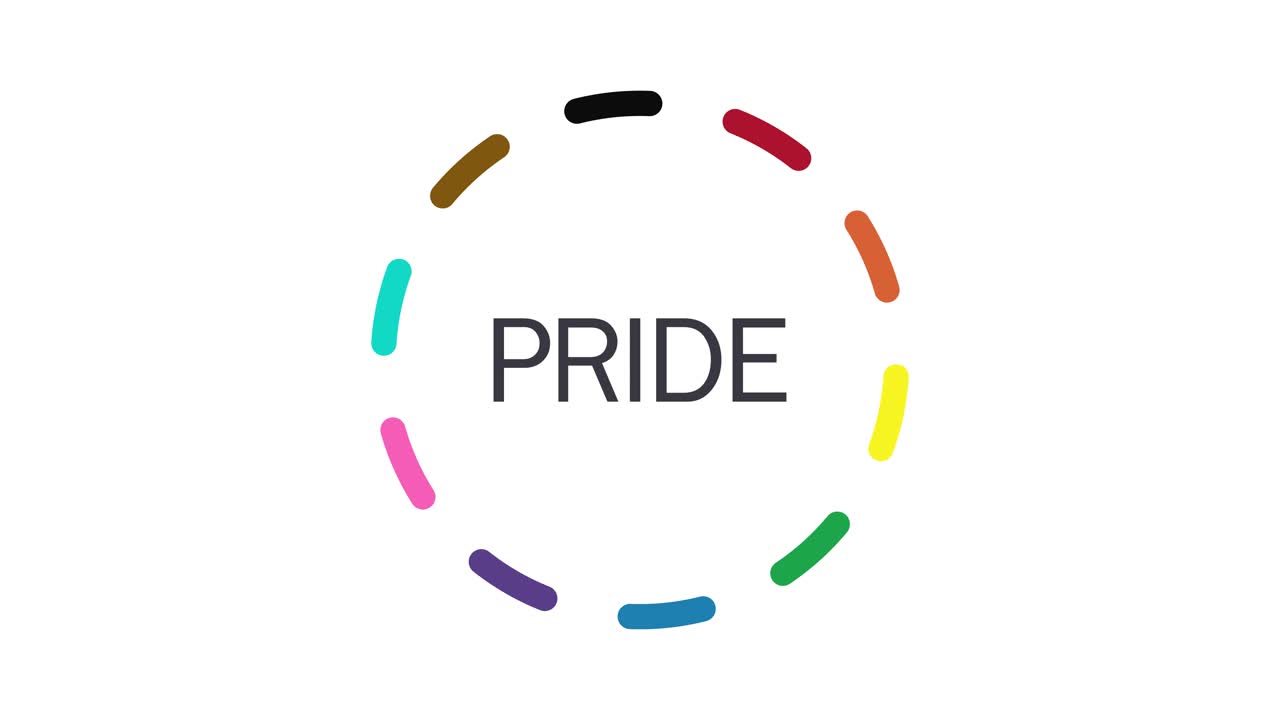 자부심의 점 프레임 색 회전