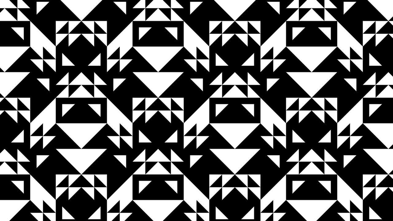 patrón dinámico mínimo con formas geométricas básicas. fondo con gráfico de movimiento en un diseño plano. mosaico de azulejos rectangulares monocromáticos