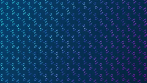 animation of glowing pattern moving over blue background