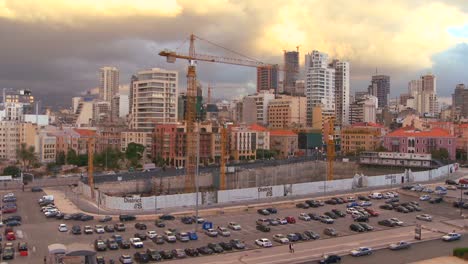el horizonte de beirut, líbano