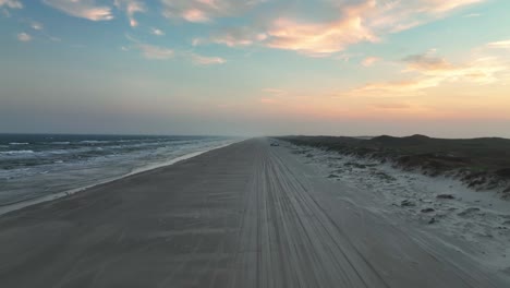 sand dune in the padre island national seashore on the southern coast of texas