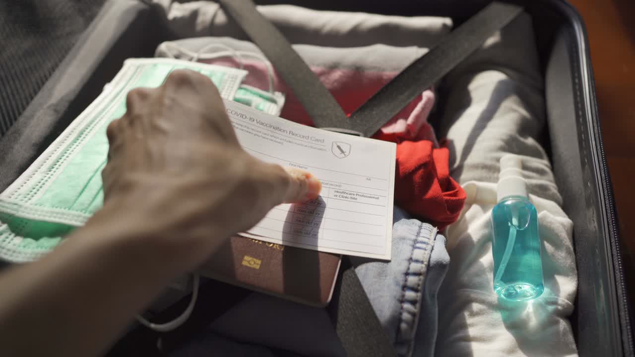 empacar la maleta en la era de la pandemia.