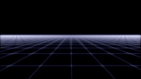 80s retro futurism wireframe background 3d render 2