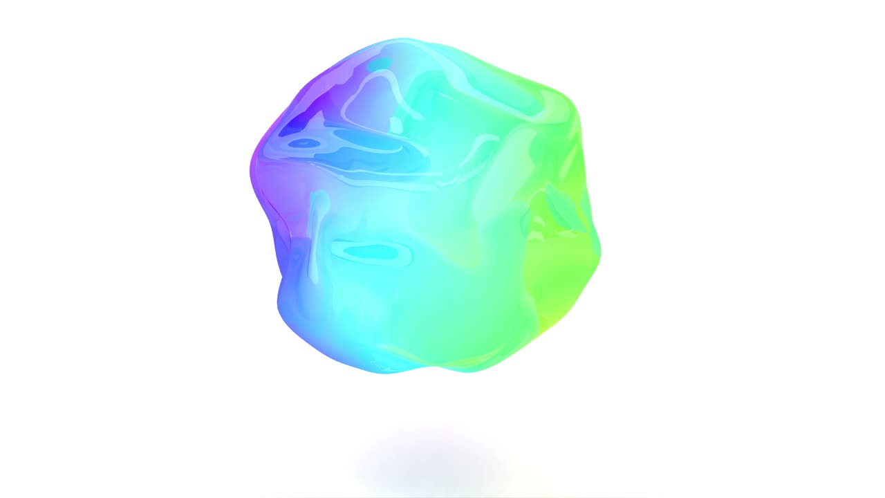 현대적인 무지개 객체 빈티지 컨셉은 4k를 원활하게 루프 할 수 있습니다.