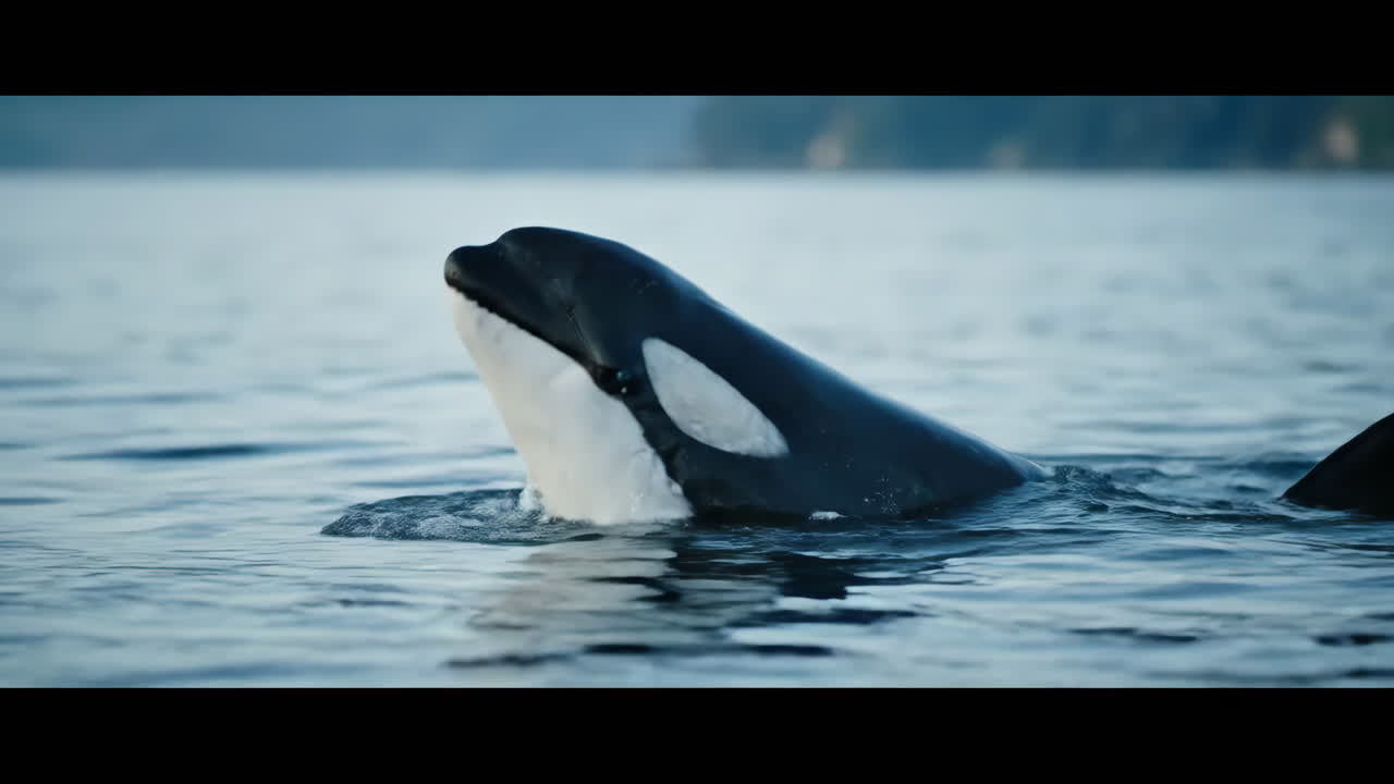 Orca in the Ocean