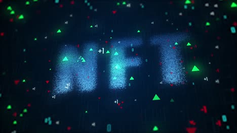 nft motion graphics background 4k stock video.