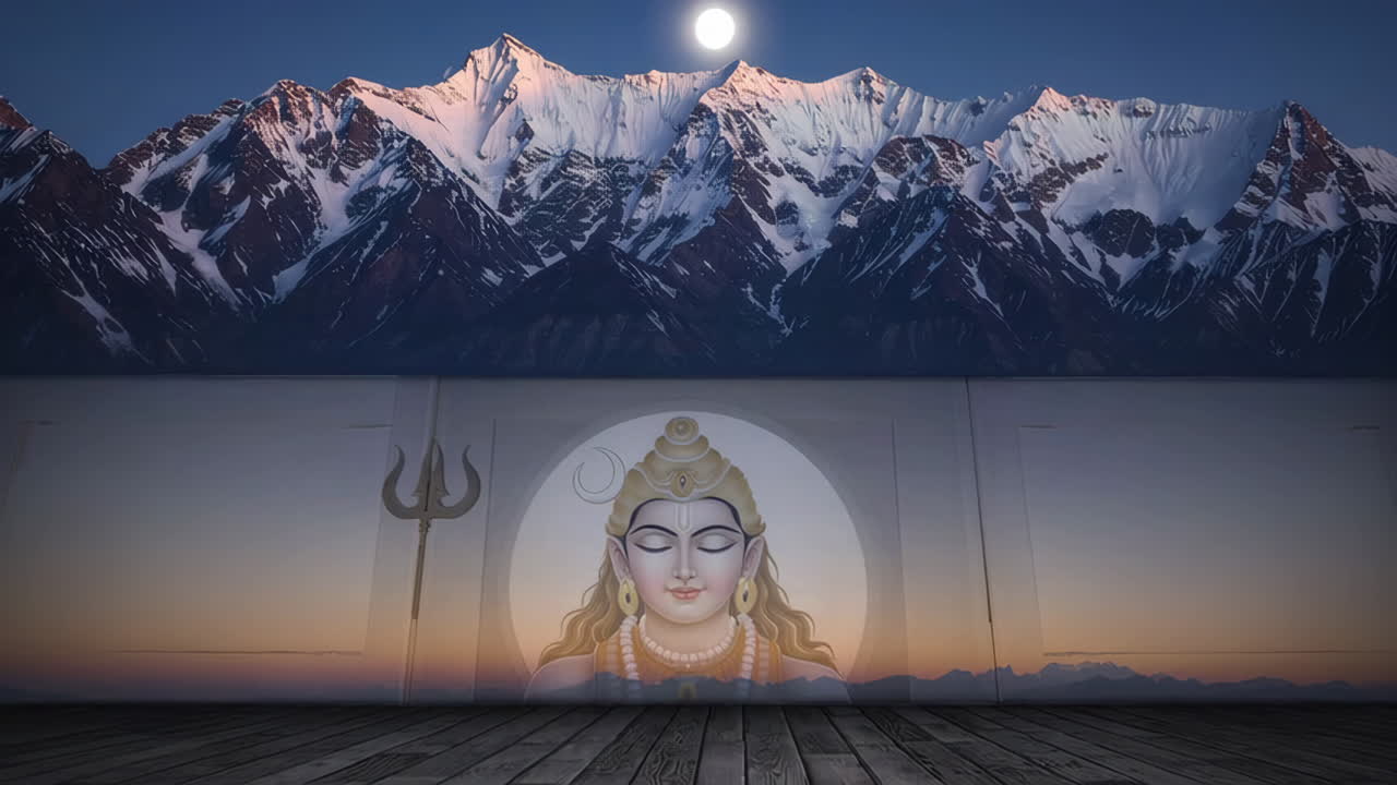 Shiva in the Himalayas
