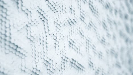 abstract white hexagonal pattern